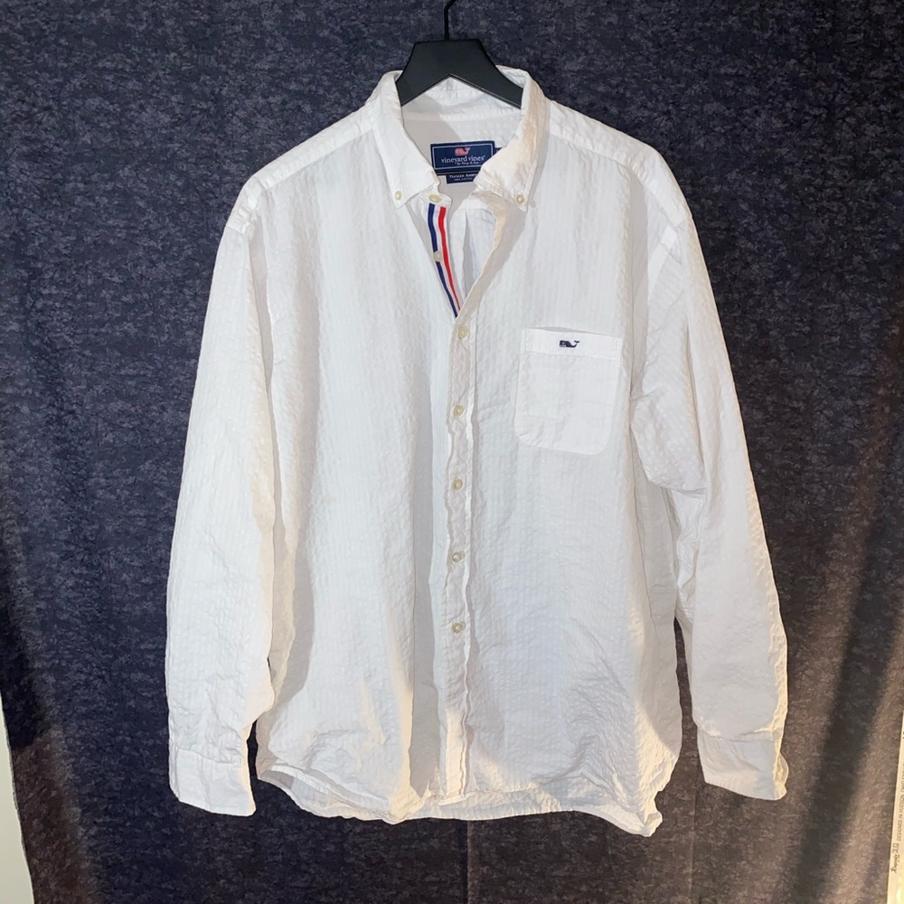 White Vineyard Vines Tucker Shirt